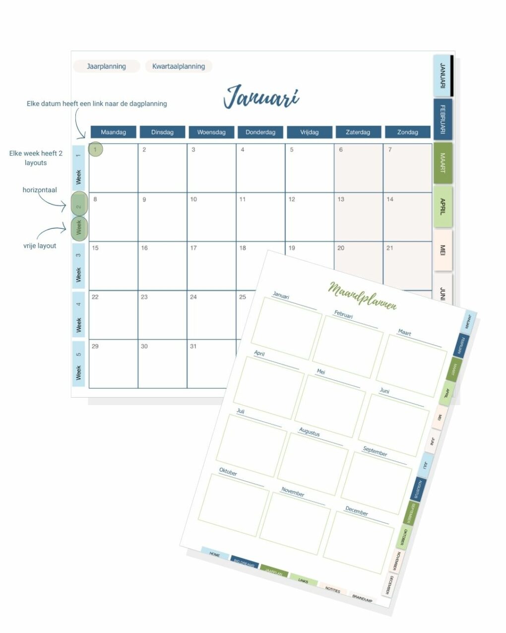 Digitale Planner OCEANE 2024 - Afbeelding 5