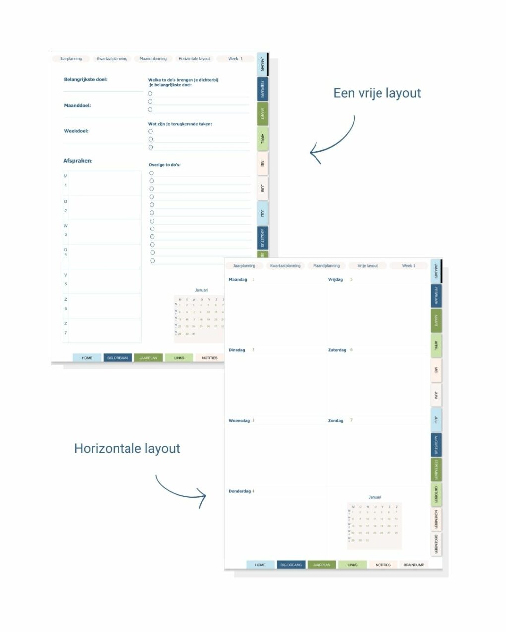 Digitale Planner OCEANE 2024 - Afbeelding 4