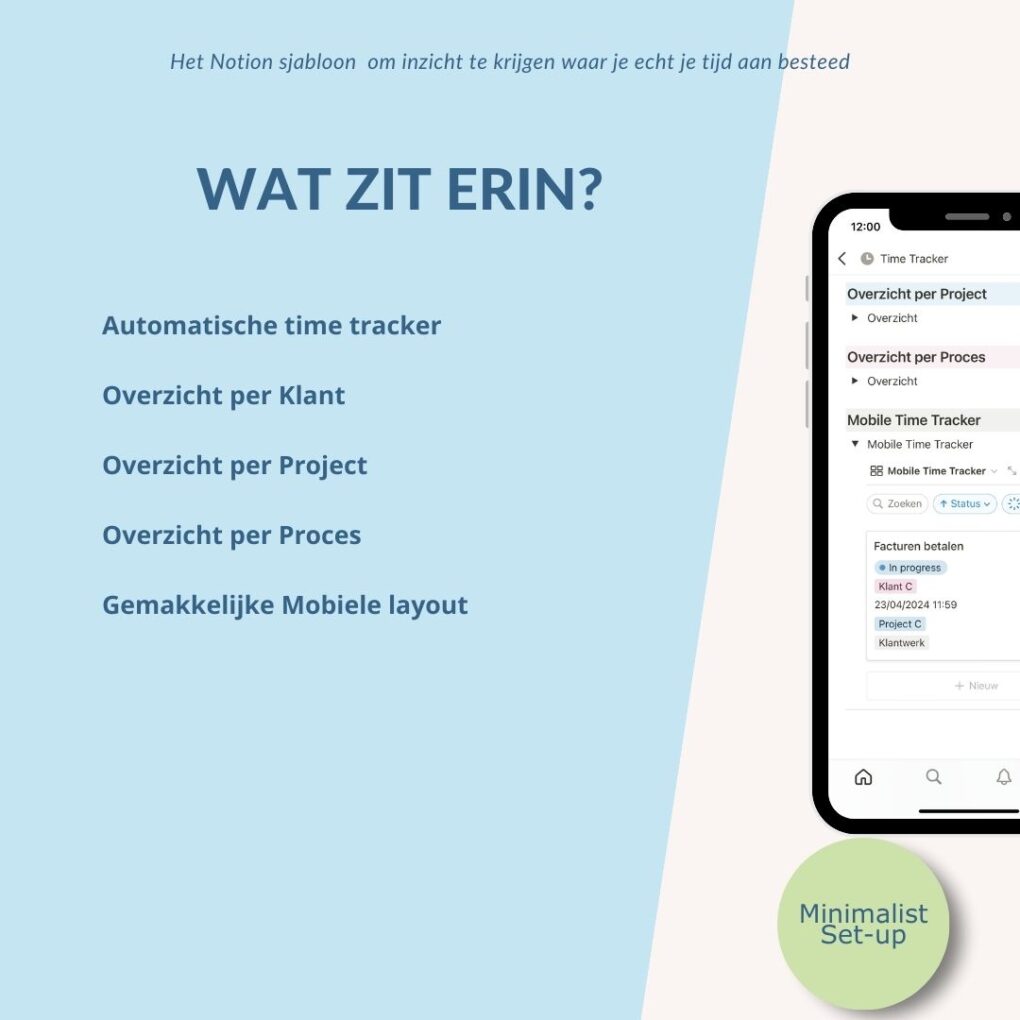 Time Tracker - Notion Sjabloon - Afbeelding 4